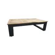 Balmoral Outdoor Teak Top Aluminium Coffee Table With Fold Out Sides