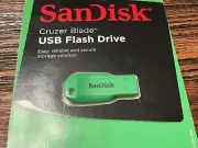 SanDisk 16GB Cruzer Blade USB 2.0 Flash Drive Green