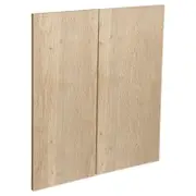 Kaboodle Hazelnut V Modern Corner Base Cabinet Door - 2 Pack