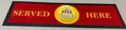 XXXX GOLD RUBBER BACKED BAR MAT RUNNER