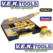 POWERS STANLEY 1003pce Contractor Tools Mobile Box With Essentail Fasteners Kit