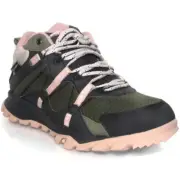 Timberland Garrison Trail Mid Women's Green Pink Waterproof Hiking Boots, A2FQ4