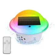 Floating Pool Lights, 1PC Solar Pool Lights That Float, RGB Color Changing Wa...