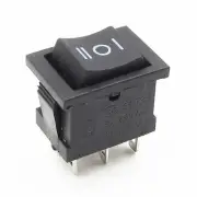 6-Pin DPDT 3-Position Snap in Boat Rocker AC ON-OFF-ON Switch 10A/125V 6A/250V