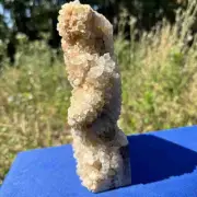 1890g Natural Agate quartz cluster obelisk crystal tower healing decor
