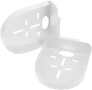 Gadpiparty Floating Wall Mount Shelf for Security Cameras 2pcs Round Camera Bracket Baby Monitor Mount Easy Adhesive Installation No Damage to Walls