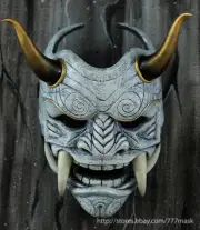 AIRSOFT MASK BB GUN SAMURAI ASSASSIN DEMON ONI HALLOWEEN COSTUME COSPLAY DA02