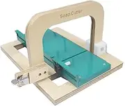 Soap Cutter with Metric/Inch Positioner & 10 Steel Wires Tension Adjustable, Lumirio Soap Slicer, Cheese Butter Cake Loaf Slicer, DIY Soap Making Tools