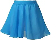 [Jhaoyu] Girls Ballet Skirts Chiffon Pull On Elastic Waist Dance Skirt Tutu Ballerina