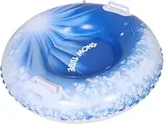 ifundom PVC Inflatable Snow Tube for Heavy Duty Winter Snow Sled with Handles Durable Safe Design for Outdoor Sledding Fun Lightweight Easy to Inflate for Winter Sports
