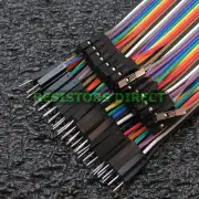 20cm DuPont Male to Female 40pcs Breadboard Jumper Wire Arduino Raspberry Pi W01