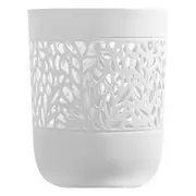 1pc Simple Waste Paper Basket Bin Household Garbage Recycling Container??White??