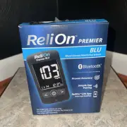 New ReliOn Premier BLU Meter Bluetooth Blood Glucose Monitoring System