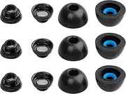 3 Pairs Foam Earbud Tips KBEAR Customize Memory Foam Ear Tips Compatible for AirPods Pro 1st/2nd Generation, Foam Ear Tips, Customized Base, Comfortable, Noise Isolation, lossless Sound Quality(large)