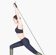 Tihebeyan Stretch Rubber Band Training Rope Tube Workout Fitness Exercise Gym Yoga for Men Women Black Red 11 * 120cm 1 Band