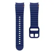 Silicone Galaxy Watch 7 Strap 20mm (S/M) - Navy Blue Compatible with Galaxy