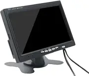 Mini TV 7 Inch HD Monitor 800X480 Portable Car LCD Screens on DVD/CMMB Two Input for Passenger Cars Trucks