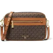 Michael Kors Jet Set Charm Convertible Crossbody Bag Brown Acorn