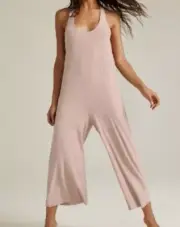 46 Beyond Yoga Featherweight Hang Loose Jumpsuit Chai Size S $99