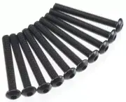 New Axial Button Head Screws (Black) (10) 3x25mm SCX10 /II AX120 SCX10 III
