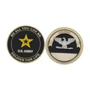 United States Army USA Soldier for Life Colonel Rank Challenge Coin