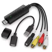VHS to Digital Converter,RCA to USB Audio Video USB 2.0 Video Capture Card
