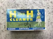 Vintage H and H Cleaner “Cleans Anything Cleanable" Factory Sealed Box - Neat!