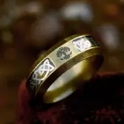 Au Fashion Tree of Life Simple Viking Alphabet Stainless Titanium Vintage Ring