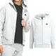 Adidas M Z.N.E FL JKT 男款 白灰色 運動 保暖 長袖 連帽 外套 IQ1378