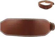 Mikinona Breathable Lower Back Brace Durable PU Waist Support Belt for Fitness for Weight Lifting Sports Comfortable Back Support for Men Women Elastic Brown