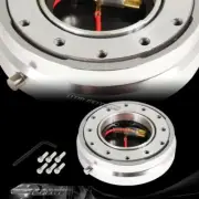 1" Silver 6-Hole Steering Wheel Short Quick Release Hub Adapter Universal (for: Toyota)