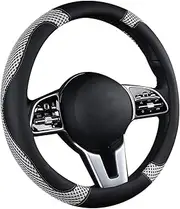 Steering Wheel Cover Interior 38Cm Car Anti-Slip Leather Steering Wheel Cover Universal Car Steering Wheel Protective Cover Steering Wheel Stuurhoes (Color : 9)