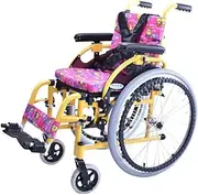 Aluminium Folding Lightweight Transport Mobile Wheelchair for Children Lightweight and Foldable Frame Portable Attendant-Propelled Lightweight Transport Mobile Wheelchairs