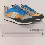 Saucony Men's Shadow 5000 Outdoor Low Top Sneakers - Blue and Camel - US7