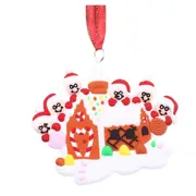 Only 1 Resin Christmas Holiday Decoration Souvenir Christmas tree Hanging D锟絚or