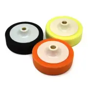 3Pcs 6Inch 150mm Buffing Sponge Head Mop Pads 14mm Thread Sponge Buffing Pads