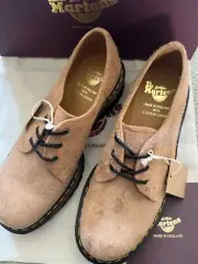 Dr. Martens 1461 BEX Suede Oxford in Sandy Tan Tufted made in ENGLAND MSRP$275