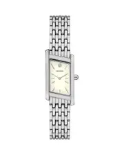 Tory Burch The Eleanor Angled Two-Hand Stainless Steel Watch, 19mm x 37mm