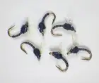 Don King UV Midge Nymphs Black - Premium Trout Fly Fishing Flies Solitude Lot