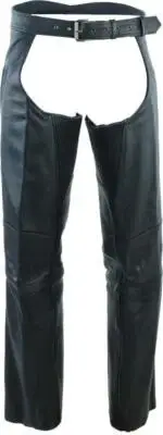 Kuryakyn Leather By River Road Longhaul Leather Chaps Black - 2XL