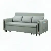 在飛比找Yahoo奇摩購物中心優惠-文創集 曼納科技布前拉式沙發椅/沙發床-180x79x85c