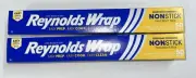 2-Pack Reynolds Wrap Everyday Non-Stick Aluminum Foil 42% Longer 50 sq ft. (14)