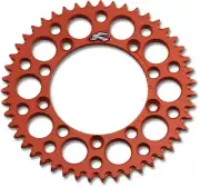 Renthal Ultralight Rear Sprocket 47T Orange 192U-420-47GPOR Aluminum Grooved