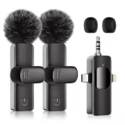 Professional Wireless Lavalier Mini Microphone - Microphone for Iphone/ Andro...