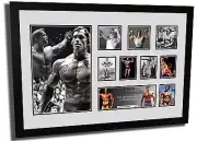 NEW ARNOLD SCHWARZENEGGER BODYBUILDING SIGNED LIMITED EDITION FRAMED MEMORABILIA