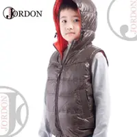 在飛比找松果購物優惠-JORDON 橋登 童羽絨背心《橄綠》0129/保暖背心/兒