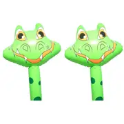 2x Fumfings Novelty 1.4m Bloonimals Inflatable Crocodile Balloon Birthday Decor