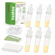 Silicone Colostrum Collectors Set with Clear PP Storage Case 4 Ml, 6 PK