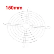 PC Computer Case Silver Tone Metal Fan Grill finger Guard Protection 150mm 15cm