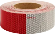 Optronics RTR150711BP Red and White Continuous Vehicle Conspicuity Tape
